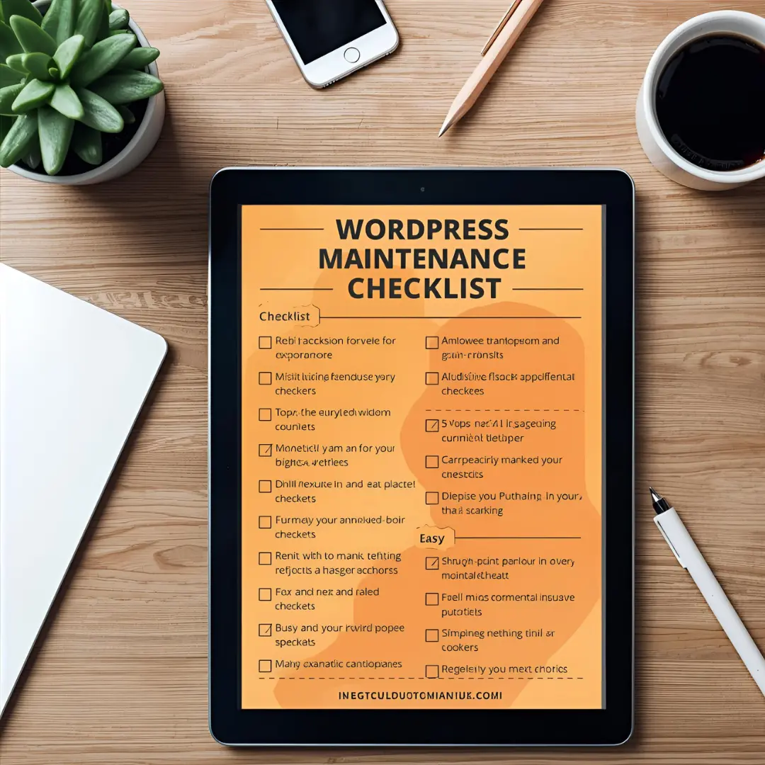 WordPress maintenance checklist for business owners 1